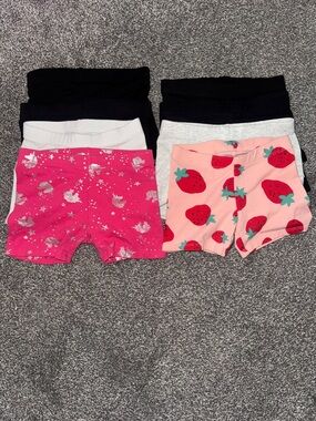 Girls' 8pc Assorted Stretch Shorts